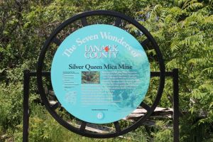 Mica Mine signage