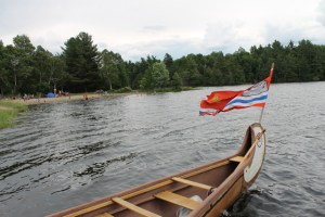 Voyageur Canoe at the Main Beach