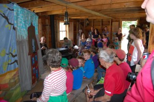 Great entertainment by the Paddling Puppeteer!